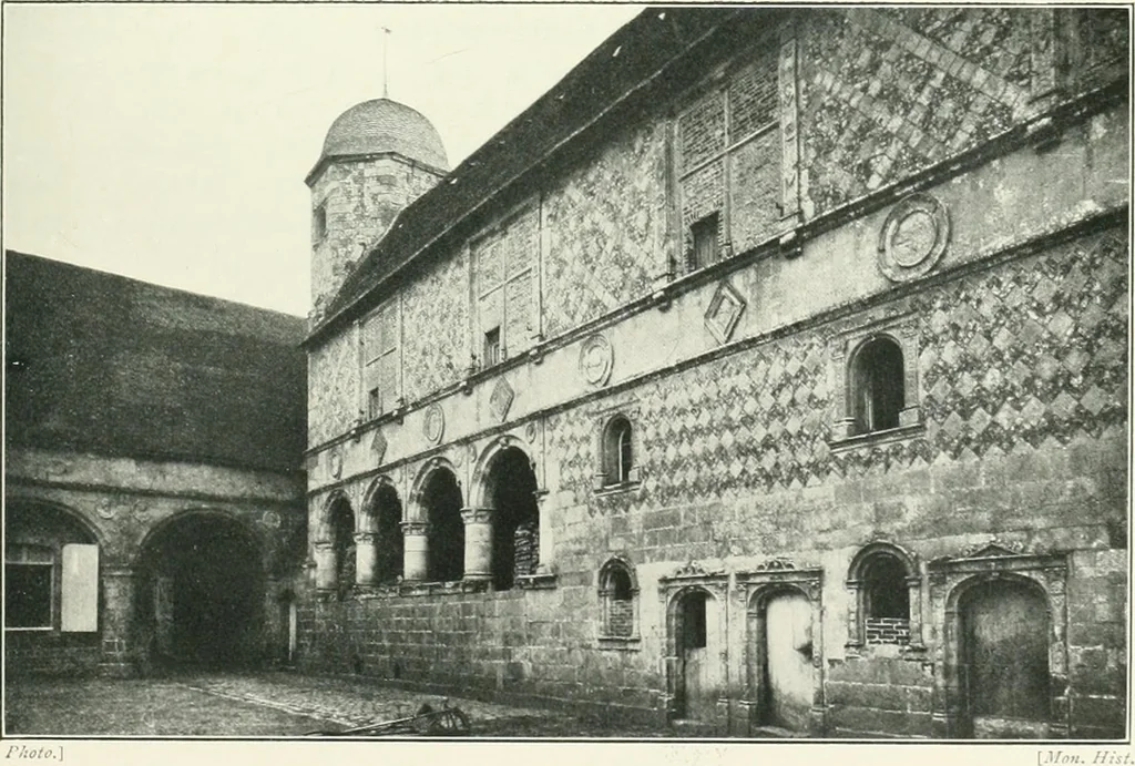 An illustration from A history of French architecture, from the reign of Charles VIII till the death of Mazarin, 1911, leaf 152