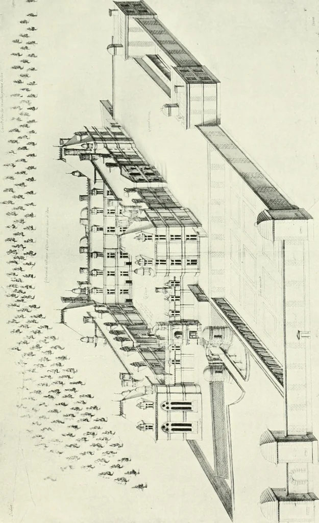 An illustration from A history of French architecture, from the reign of Charles VIII till the death of Mazarin, 1911, leaf 156