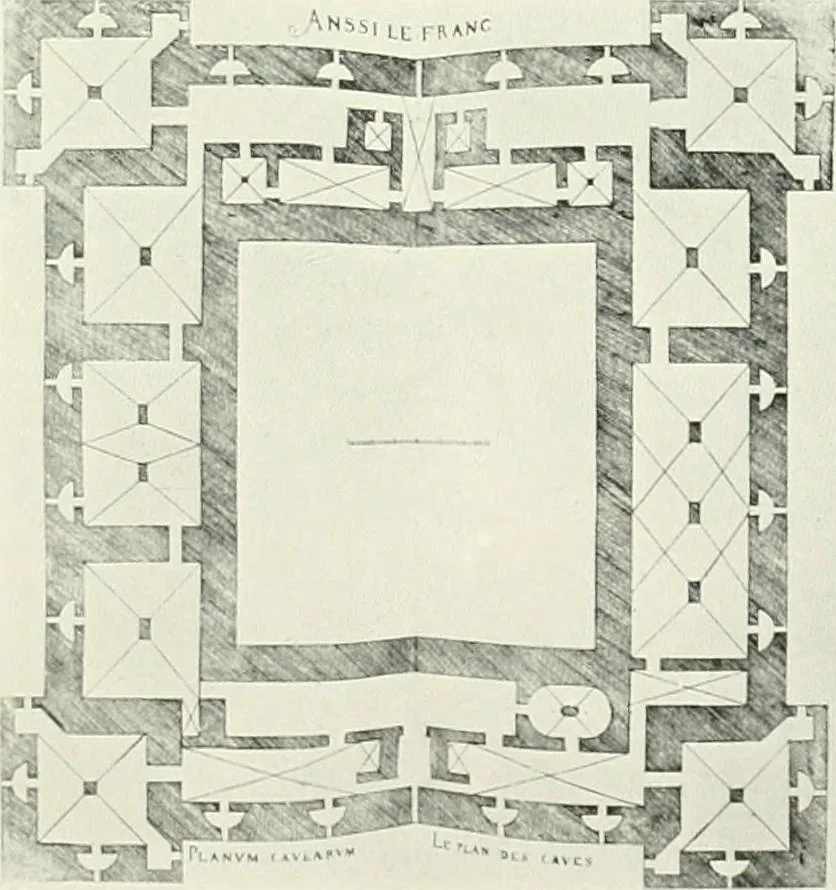An illustration from A history of French architecture, from the reign of Charles VIII till the death of Mazarin, 1911, leaf 160