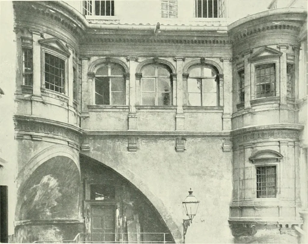 An illustration from A history of French architecture, from the reign of Charles VIII till the death of Mazarin, 1911, leaf 186