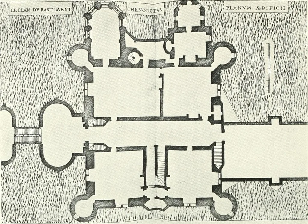 An illustration from A history of French architecture, from the reign of Charles VIII till the death of Mazarin, 1911, leaf 207
