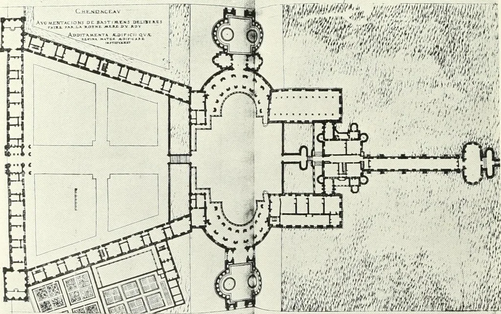 An illustration from A history of French architecture, from the reign of Charles VIII till the death of Mazarin, 1911, leaf 207