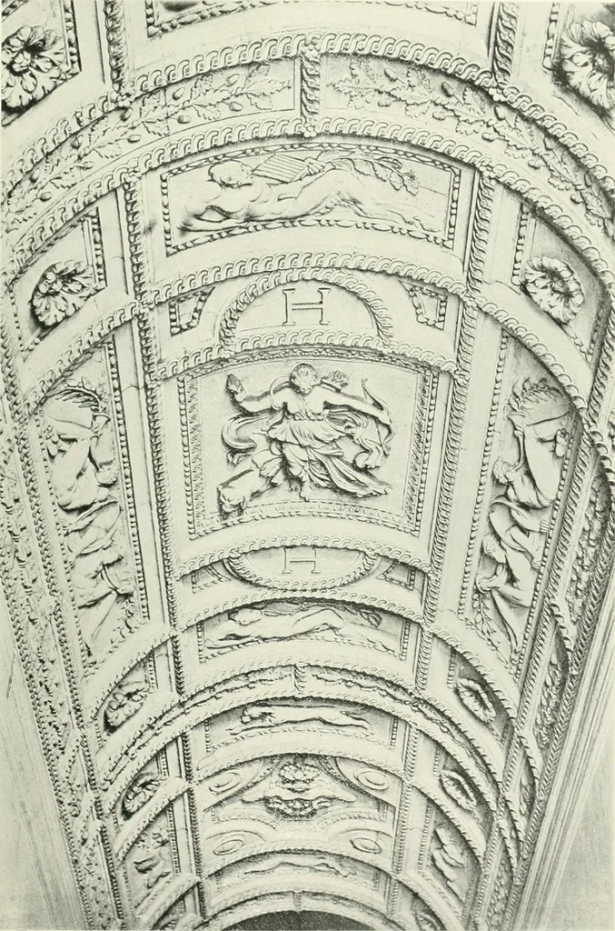 An illustration from A history of French architecture, from the reign of Charles VIII till the death of Mazarin, 1911, leaf 254