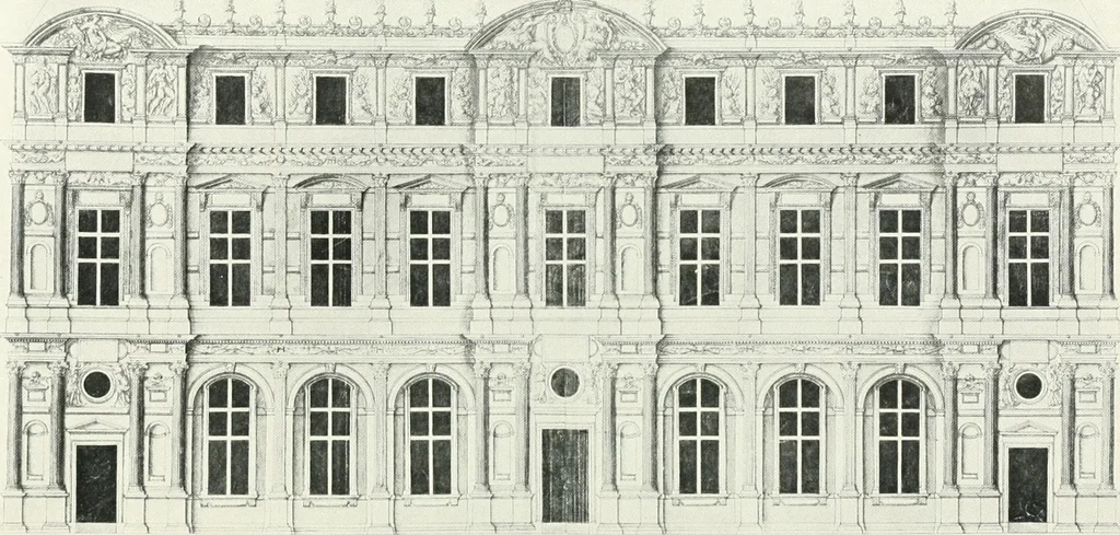 An illustration from A history of French architecture, from the reign of Charles VIII till the death of Mazarin, 1911, leaf 263