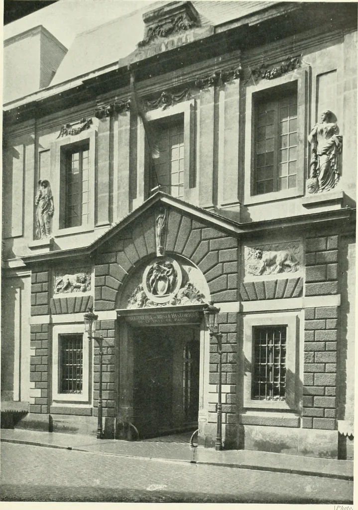 An illustration from A history of French architecture, from the reign of Charles VIII till the death of Mazarin, 1911, leaf 268
