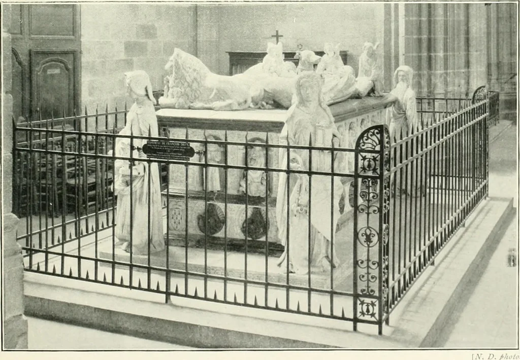 An illustration from A history of French architecture, from the reign of Charles VIII till the death of Mazarin, 1911, leaf 284
