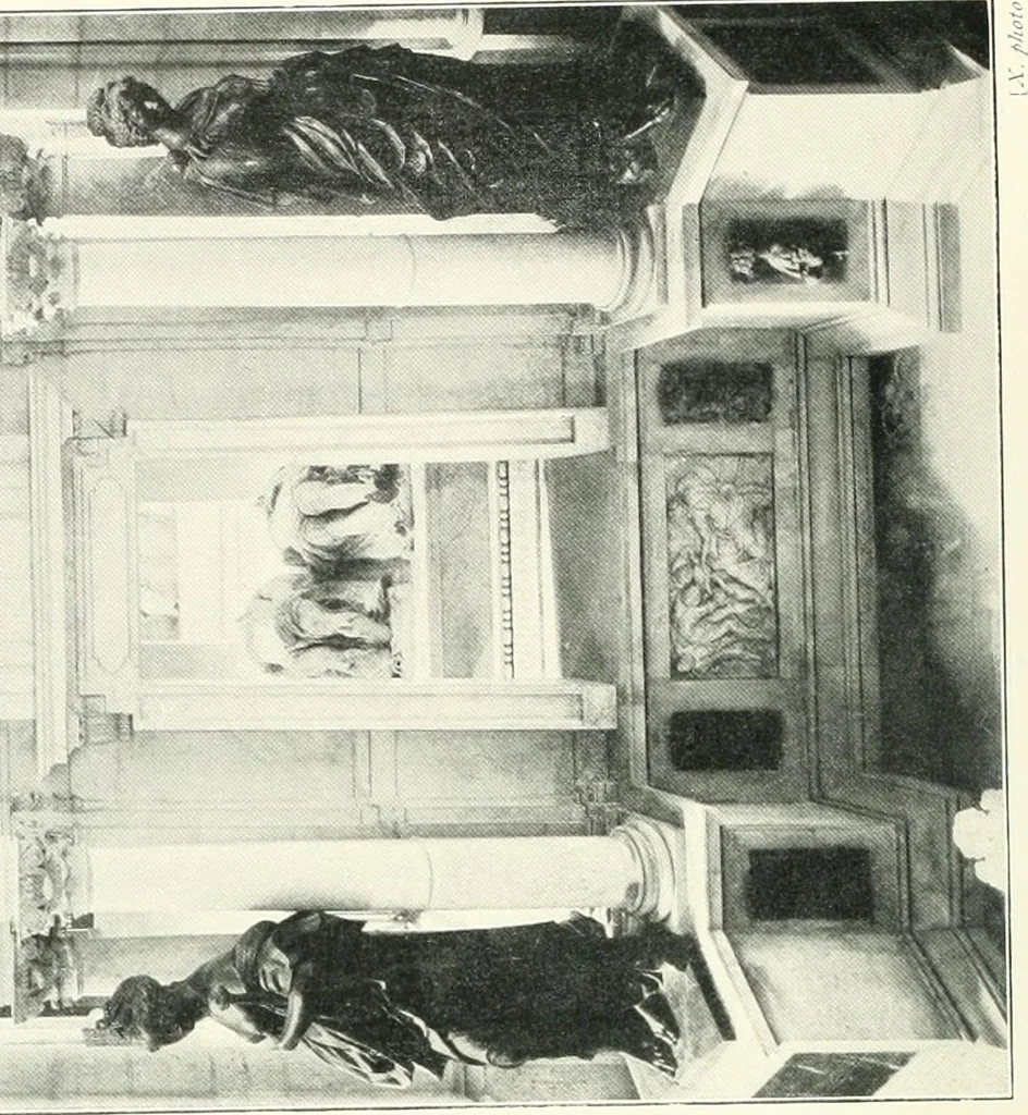 An illustration from A history of French architecture, from the reign of Charles VIII till the death of Mazarin, 1911, leaf 297