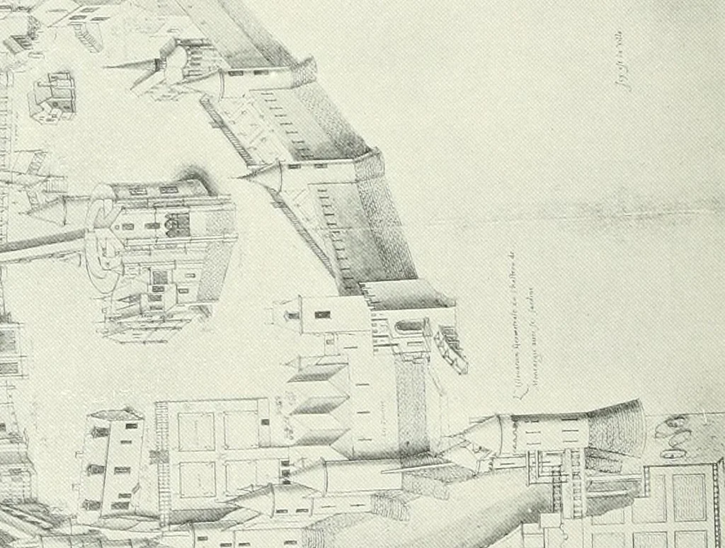 An illustration from A history of French architecture, from the reign of Charles VIII till the death of Mazarin, 1911, leaf 317
