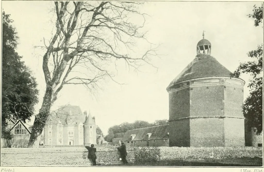 An illustration from A history of French architecture, from the reign of Charles VIII till the death of Mazarin, 1911, leaf 344