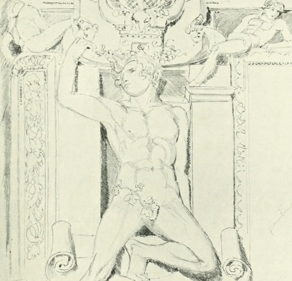 An illustration from A history of French architecture, from the reign of Charles VIII till the death of Mazarin, 1911, leaf 60