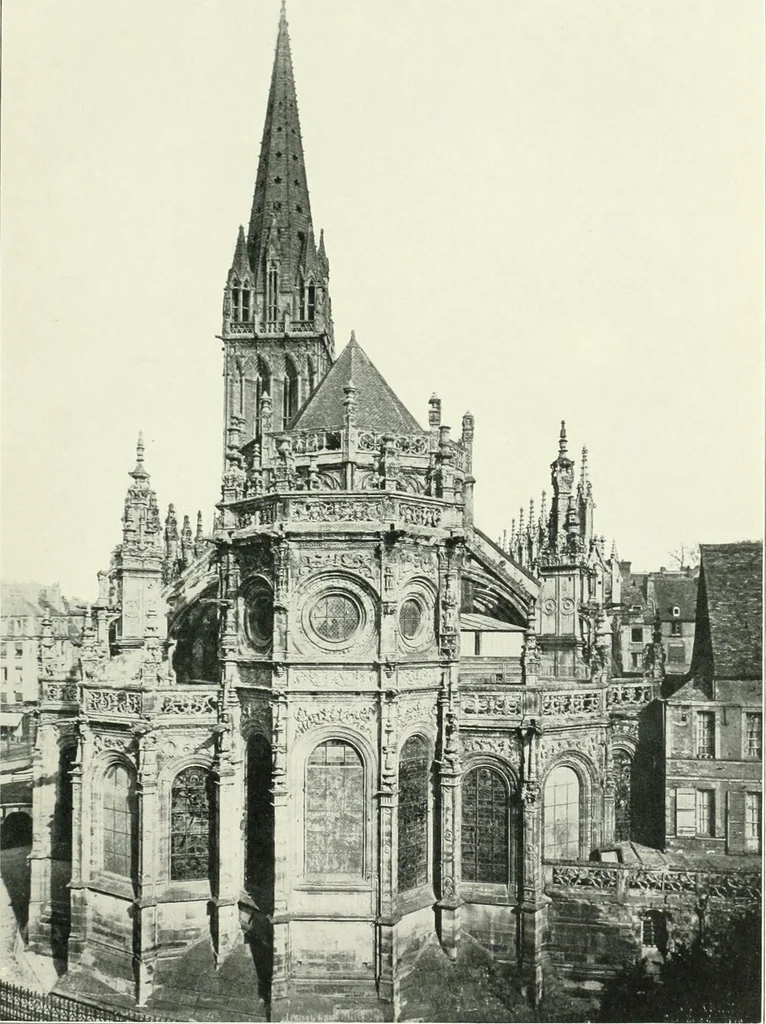 An illustration from A history of French architecture, from the reign of Charles VIII till the death of Mazarin, 1911, leaf 92