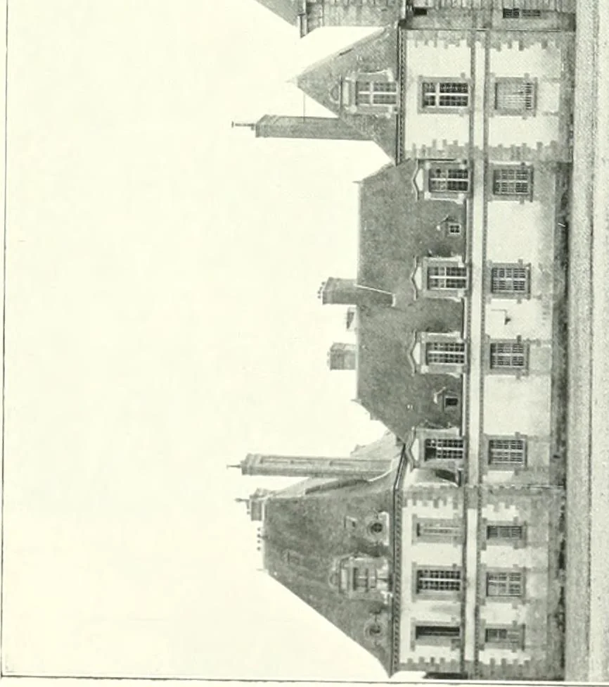 An illustration from A history of French architecture, from the reign of Charles VIII till the death of Mazarin, 1911, leaf 108