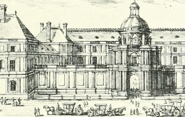 An illustration from A history of French architecture, from the reign of Charles VIII till the death of Mazarin, 1911, leaf 122