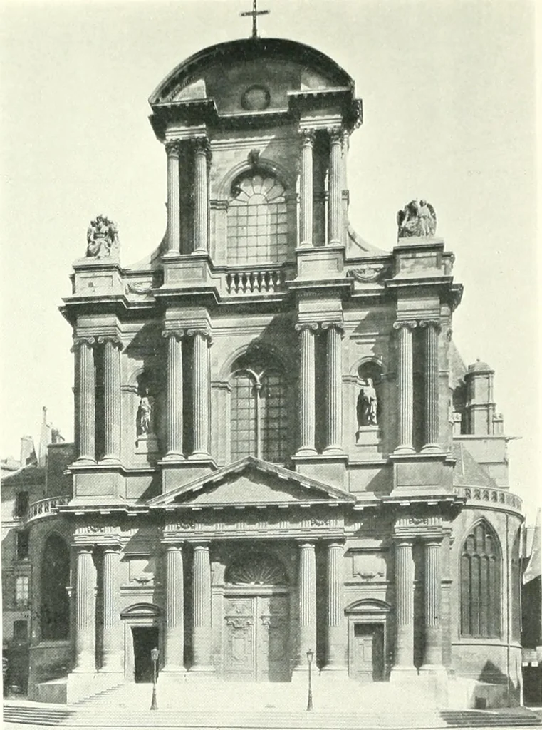 An illustration from A history of French architecture, from the reign of Charles VIII till the death of Mazarin, 1911, leaf 128