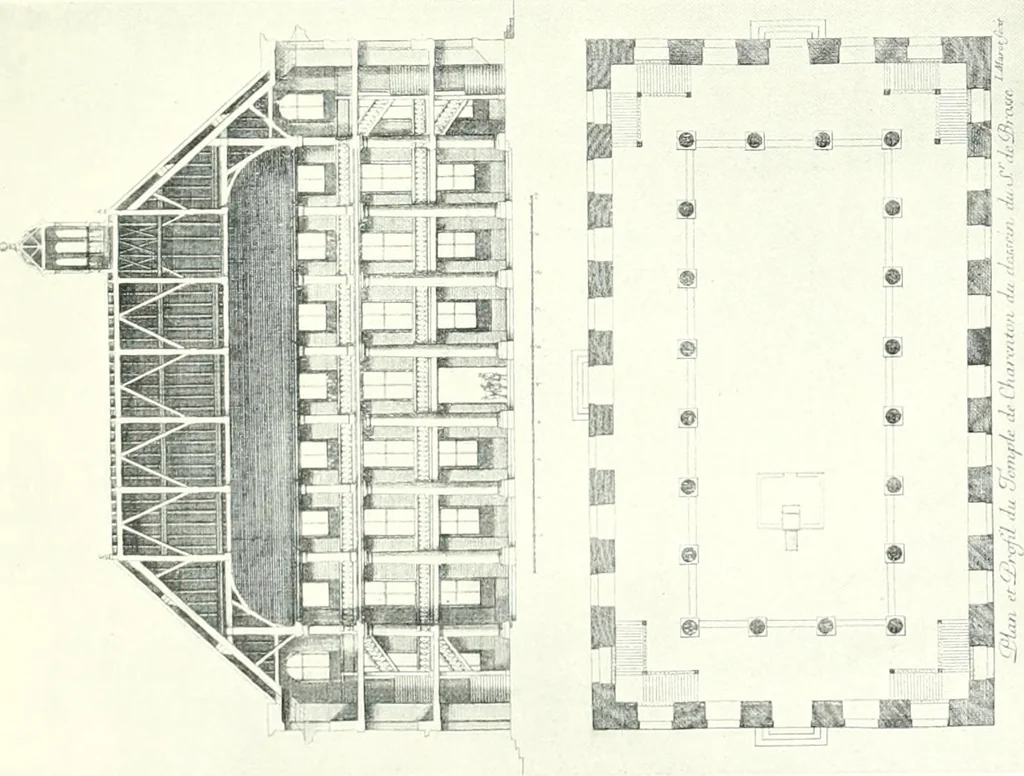 An illustration from A history of French architecture, from the reign of Charles VIII till the death of Mazarin, 1911, leaf 128