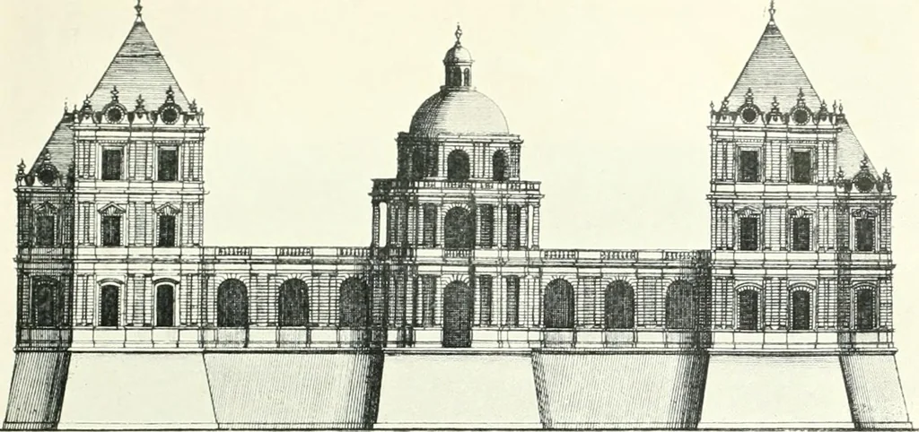 An illustration from A history of French architecture, from the reign of Charles VIII till the death of Mazarin, 1911, leaf 136