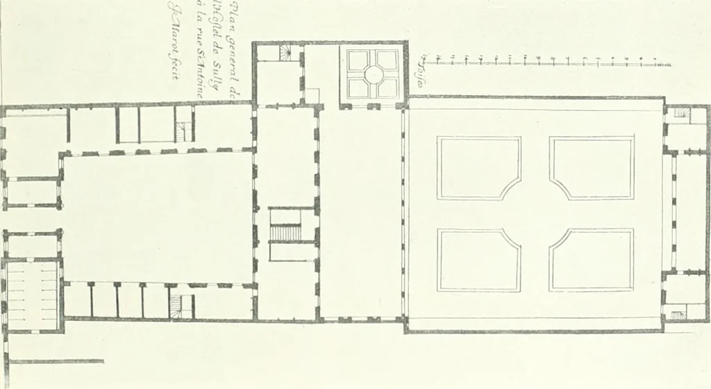 An illustration from A history of French architecture, from the reign of Charles VIII till the death of Mazarin, 1911, leaf 142