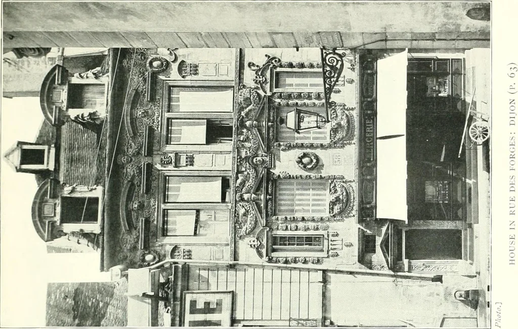An illustration from A history of French architecture, from the reign of Charles VIII till the death of Mazarin, 1911, leaf 154