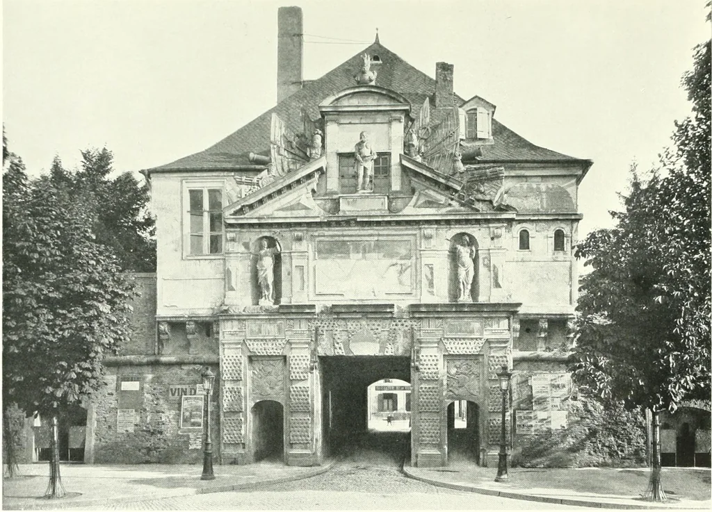 An illustration from A history of French architecture, from the reign of Charles VIII till the death of Mazarin, 1911, leaf 156