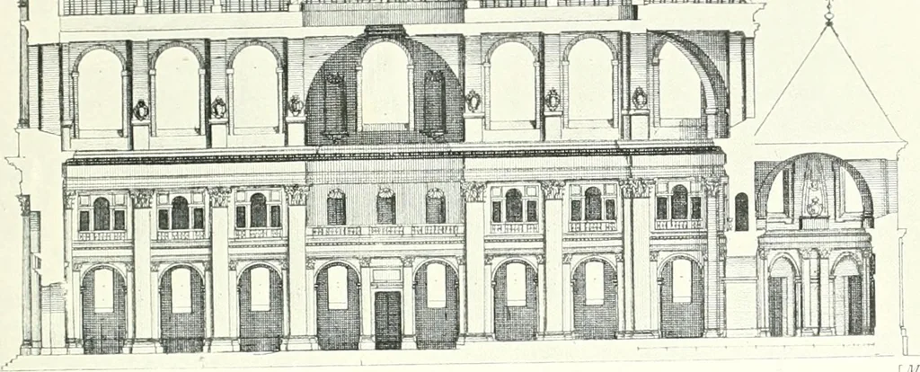An illustration from A history of French architecture, from the reign of Charles VIII till the death of Mazarin, 1911, leaf 160