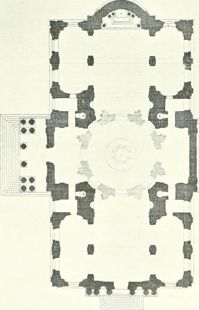 An illustration from A history of French architecture, from the reign of Charles VIII till the death of Mazarin, 1911, leaf 166