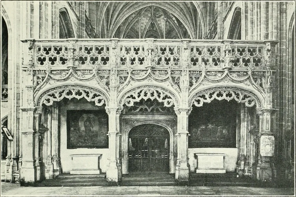 An illustration from A history of French architecture, from the reign of Charles VIII till the death of Mazarin, 1911, leaf 20