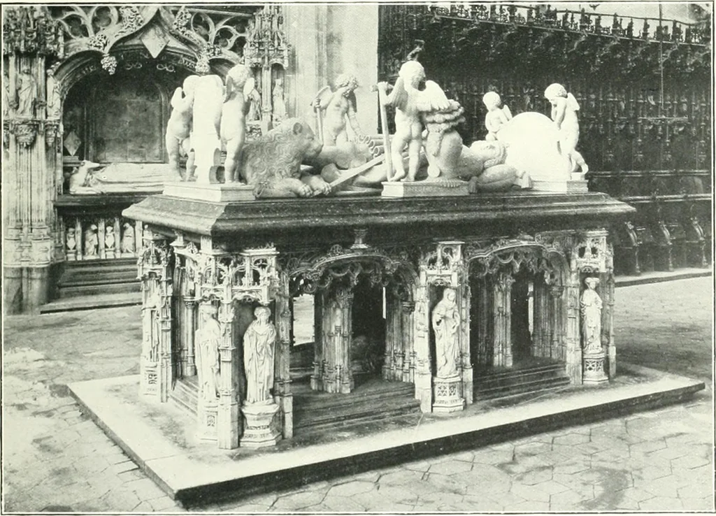An illustration from A history of French architecture, from the reign of Charles VIII till the death of Mazarin, 1911, leaf 20