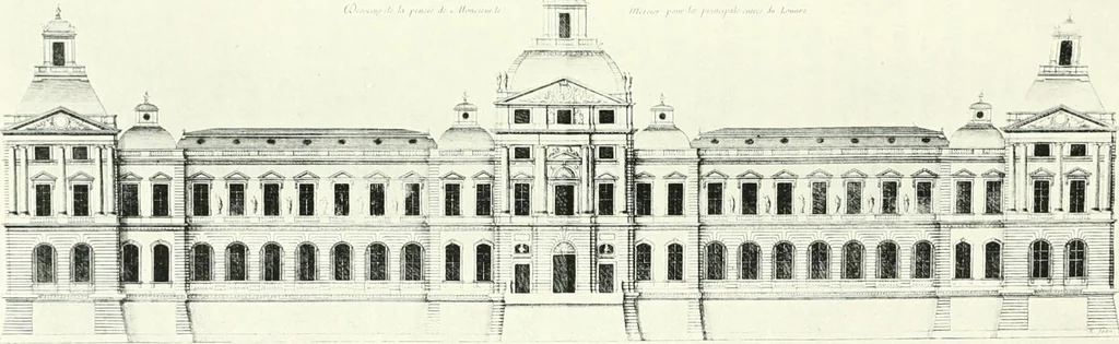 An illustration from A history of French architecture, from the reign of Charles VIII till the death of Mazarin, 1911, leaf 212
