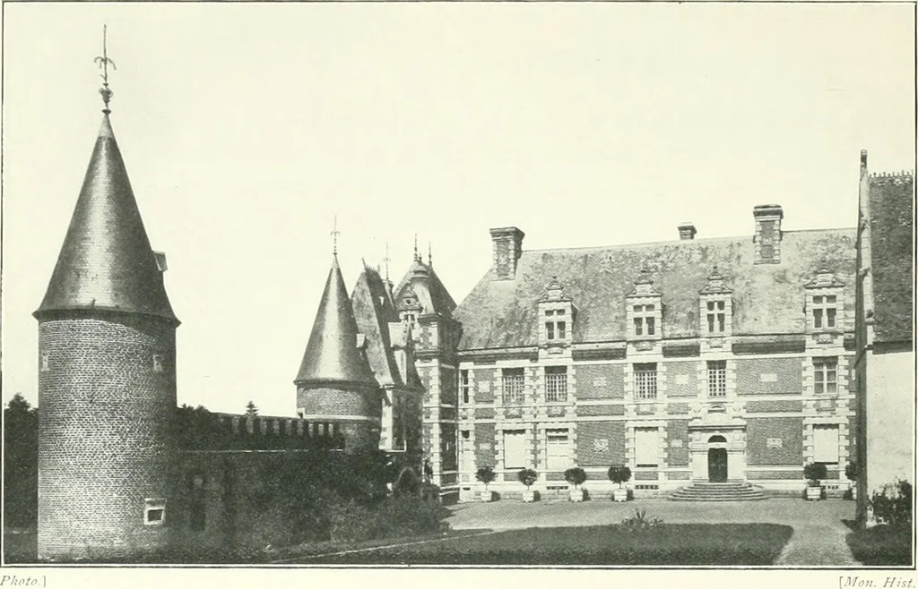 An illustration from A history of French architecture, from the reign of Charles VIII till the death of Mazarin, 1911, leaf 217