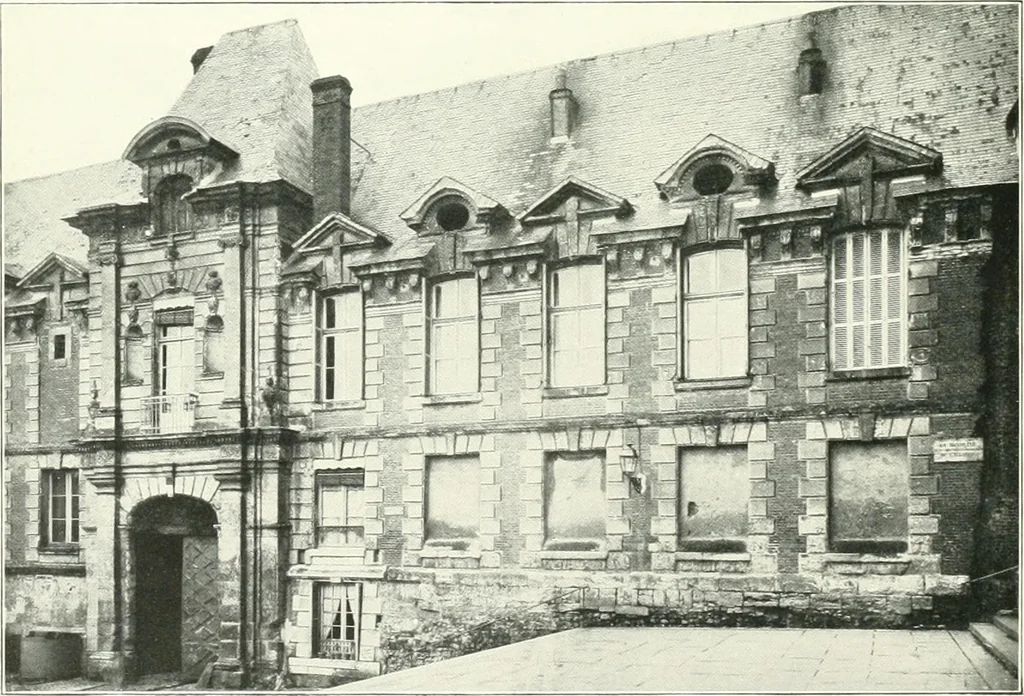 An illustration from A history of French architecture, from the reign of Charles VIII till the death of Mazarin, 1911, leaf 217
