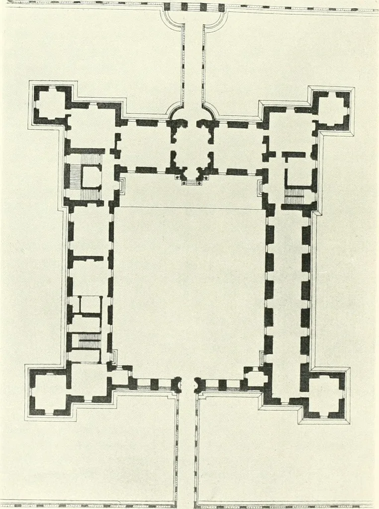 An illustration from A history of French architecture, from the reign of Charles VIII till the death of Mazarin, 1911, leaf 223