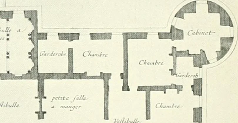 An illustration from A history of French architecture, from the reign of Charles VIII till the death of Mazarin, 1911, leaf 227