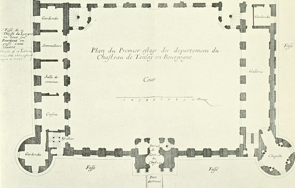 An illustration from A history of French architecture, from the reign of Charles VIII till the death of Mazarin, 1911, leaf 227