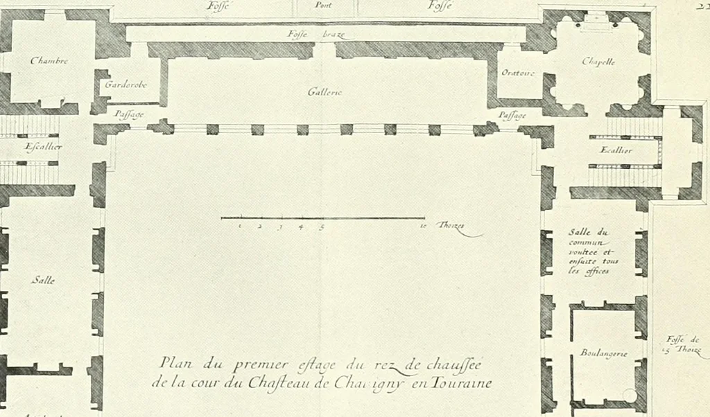 An illustration from A history of French architecture, from the reign of Charles VIII till the death of Mazarin, 1911, leaf 233