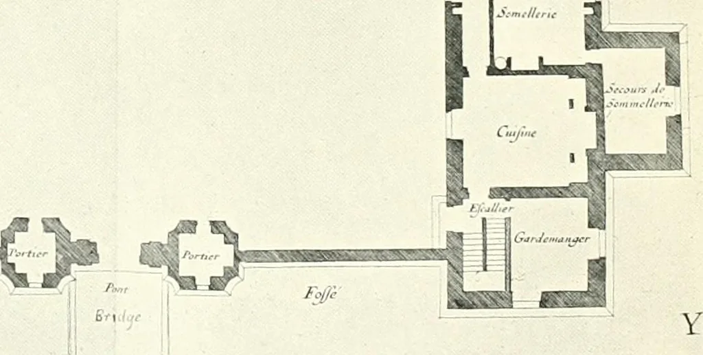 An illustration from A history of French architecture, from the reign of Charles VIII till the death of Mazarin, 1911, leaf 233