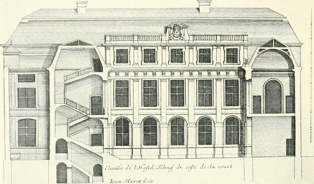 An illustration from A history of French architecture, from the reign of Charles VIII till the death of Mazarin, 1911, leaf 239