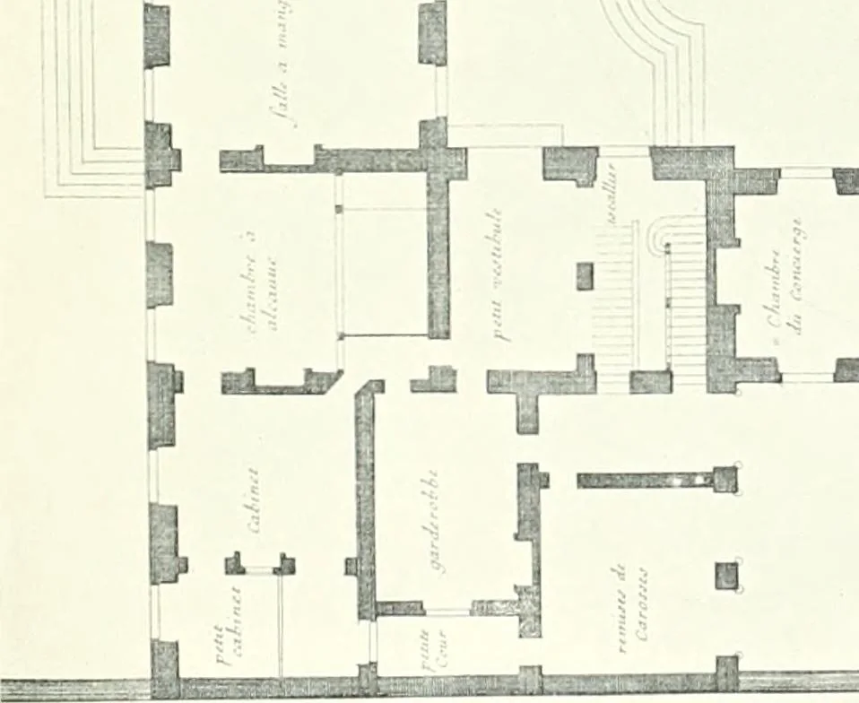 An illustration from A history of French architecture, from the reign of Charles VIII till the death of Mazarin, 1911, leaf 248
