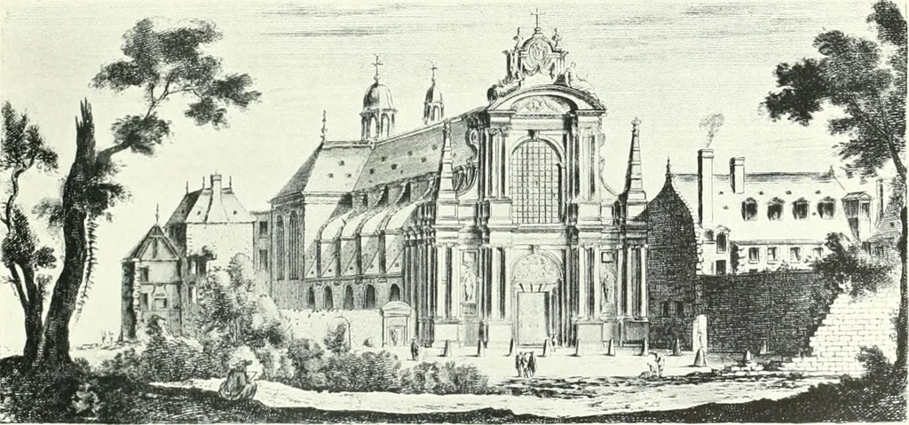 An illustration from A history of French architecture, from the reign of Charles VIII till the death of Mazarin, 1911, leaf 256