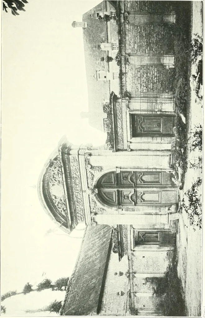 An illustration from A history of French architecture, from the reign of Charles VIII till the death of Mazarin, 1911, leaf 262