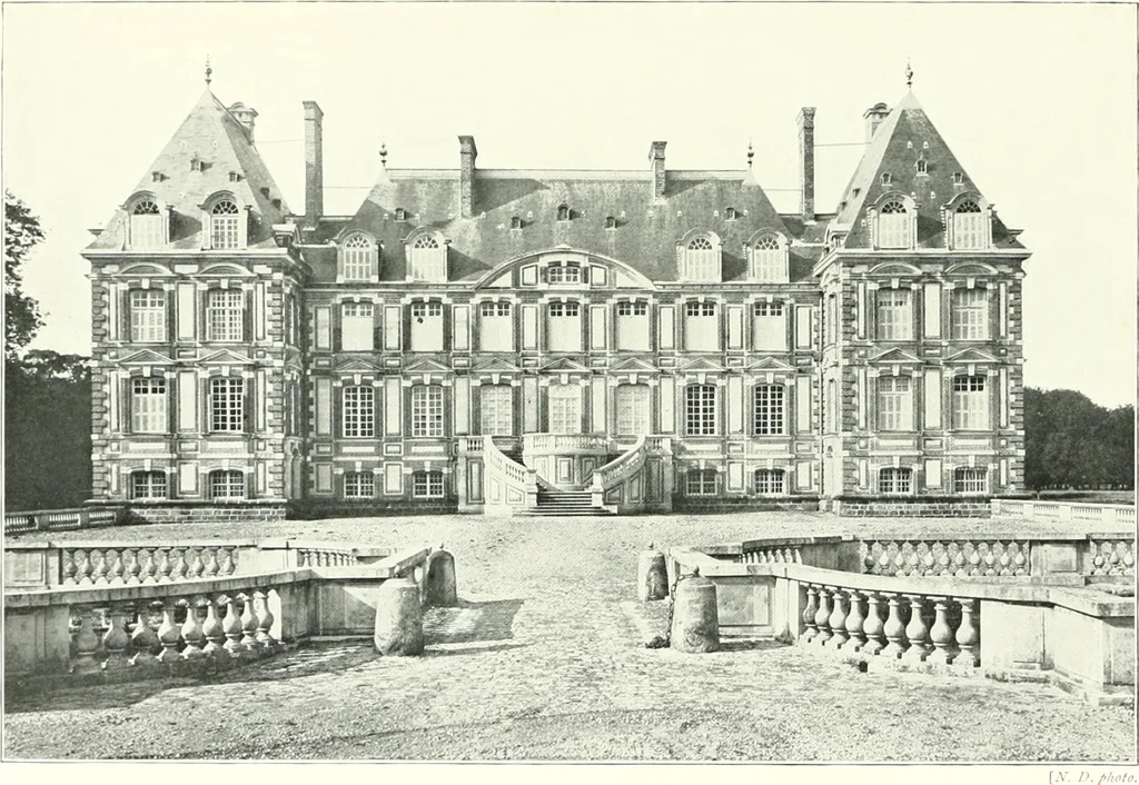 An illustration from A history of French architecture, from the reign of Charles VIII till the death of Mazarin, 1911, leaf 282