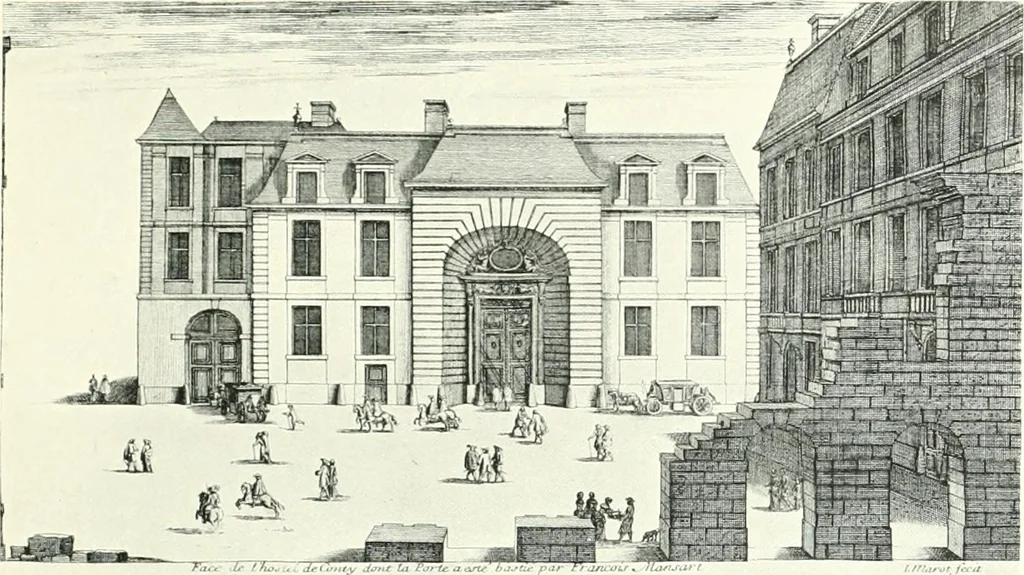 An illustration from A history of French architecture, from the reign of Charles VIII till the death of Mazarin, 1911, leaf 288
