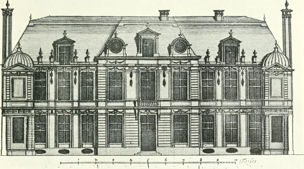 An illustration from A history of French architecture, from the reign of Charles VIII till the death of Mazarin, 1911, leaf 288