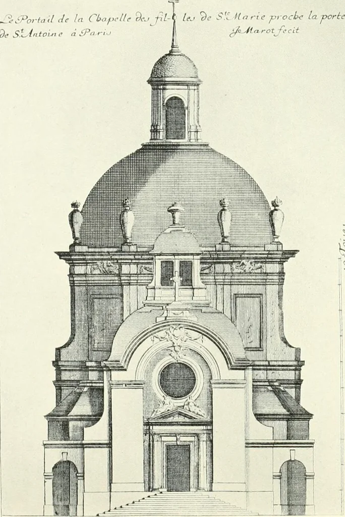 An illustration from A history of French architecture, from the reign of Charles VIII till the death of Mazarin, 1911, leaf 299