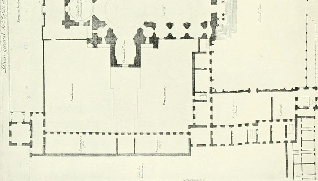 An illustration from A history of French architecture, from the reign of Charles VIII till the death of Mazarin, 1911, leaf 307