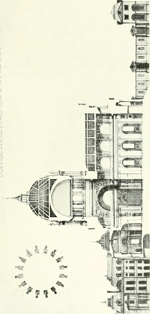 An illustration from A history of French architecture, from the reign of Charles VIII till the death of Mazarin, 1911, leaf 312