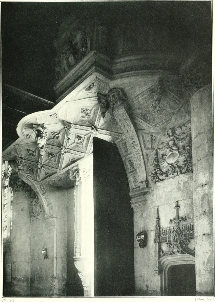 An illustration from A history of French architecture, from the reign of Charles VIII till the death of Mazarin, 1911, leaf 32