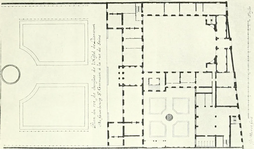 An illustration from A history of French architecture, from the reign of Charles VIII till the death of Mazarin, 1911, leaf 322