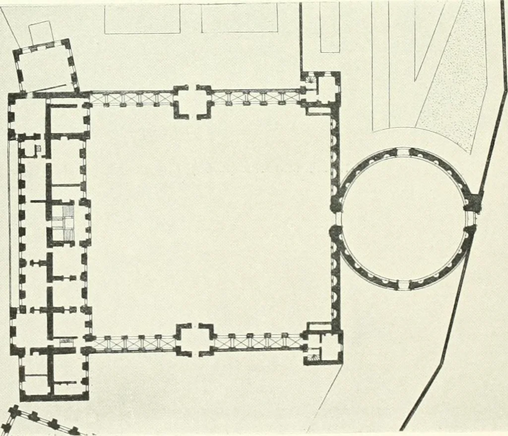 An illustration from A history of French architecture, from the reign of Charles VIII till the death of Mazarin, 1911, leaf 331