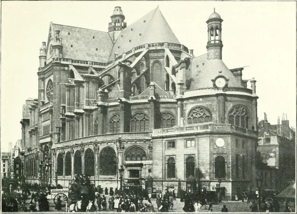 An illustration from A history of French architecture, from the reign of Charles VIII till the death of Mazarin, 1911, leaf 46