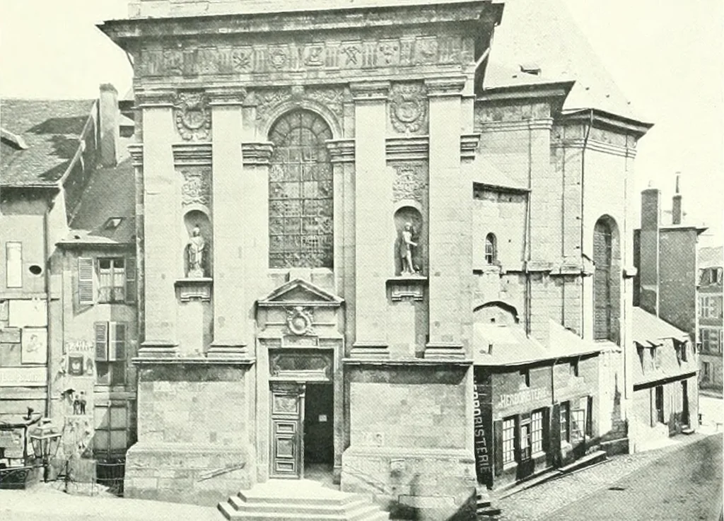An illustration from A history of French architecture, from the reign of Charles VIII till the death of Mazarin, 1911, leaf 68